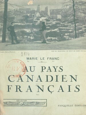 cover image of Au pays Canadien français